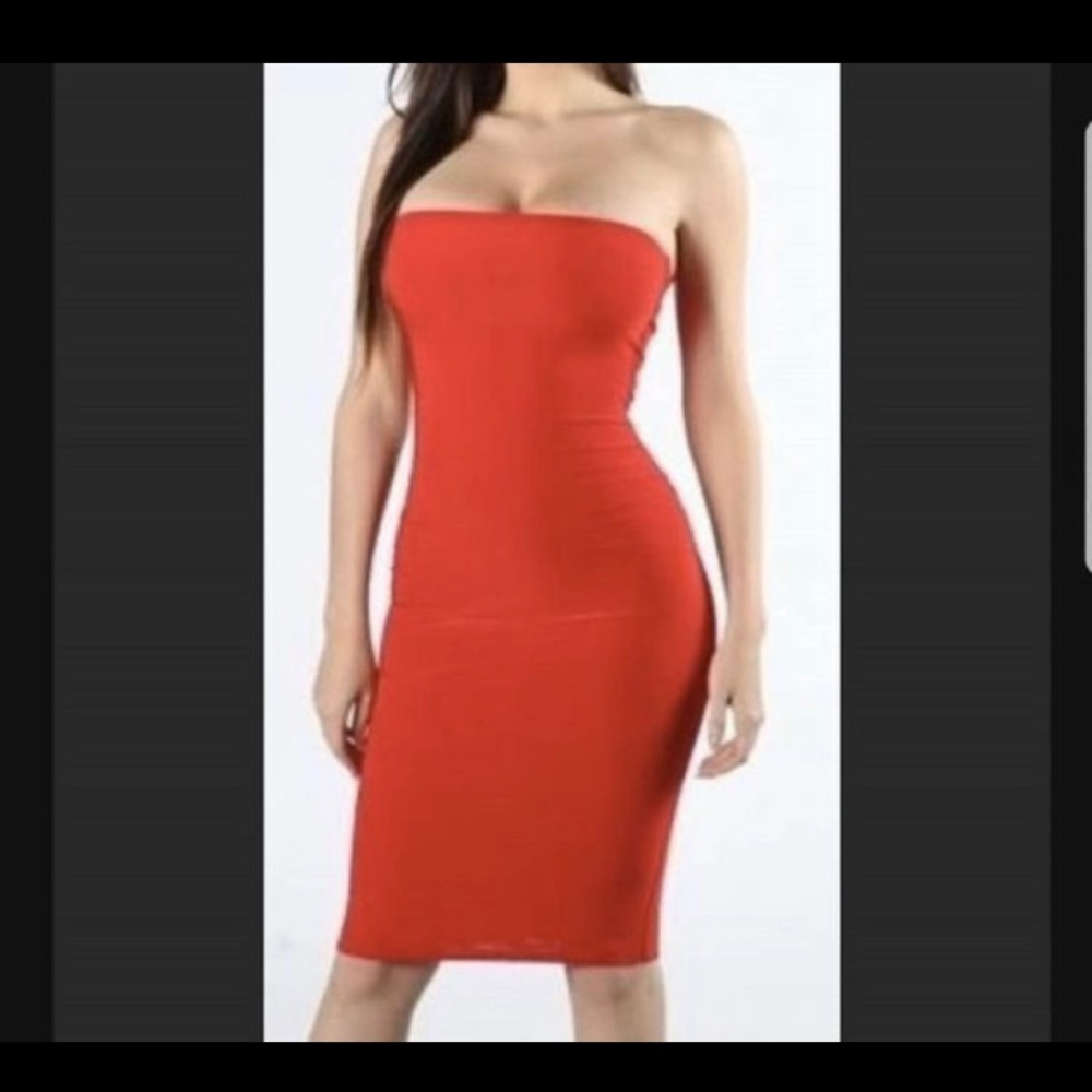 Red dress
